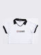 Kinderoberteile Crop Top Kurzärmelig Weiß
