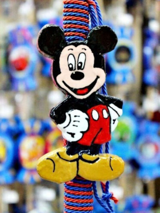Easter Candle Mickey Handmade Red