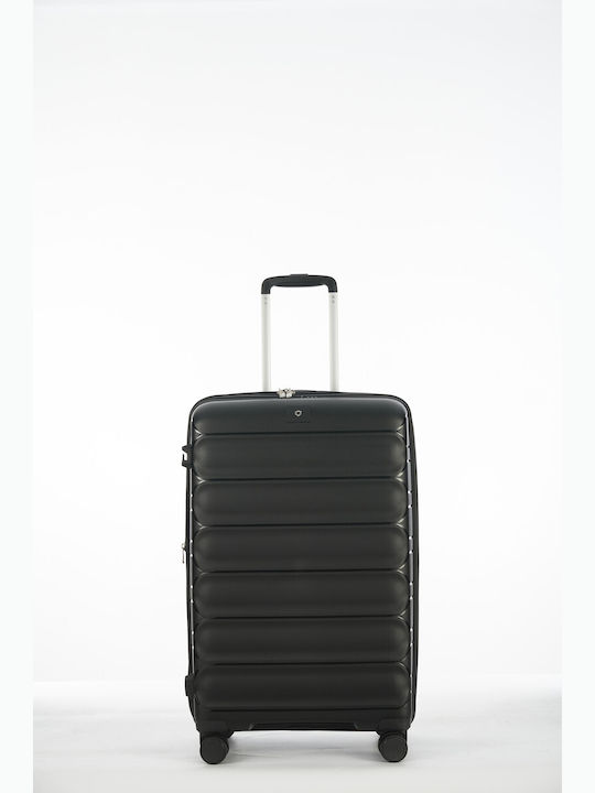 Verage Spinner Medium Hard Suitcase Black with ...