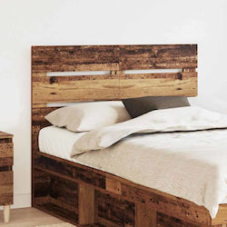vidaXL Wooden Bed Headboard Brown 138x100cm