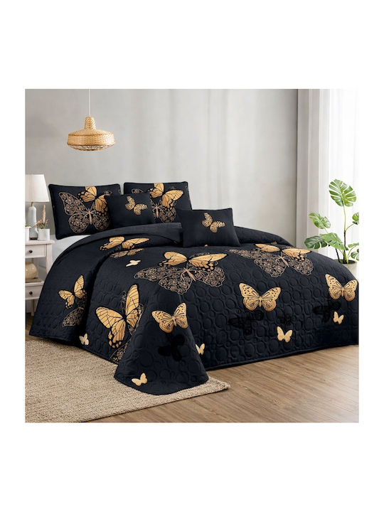 My Home Luxury Σετ Κουβερλί Μονό Microtton 160x240cm 2τμχ