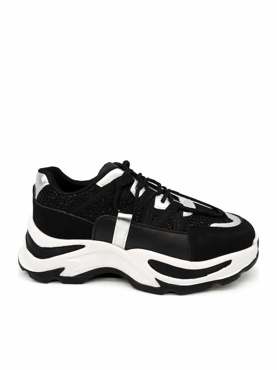 Plato Adidași Chunky Pentru Femei Negri