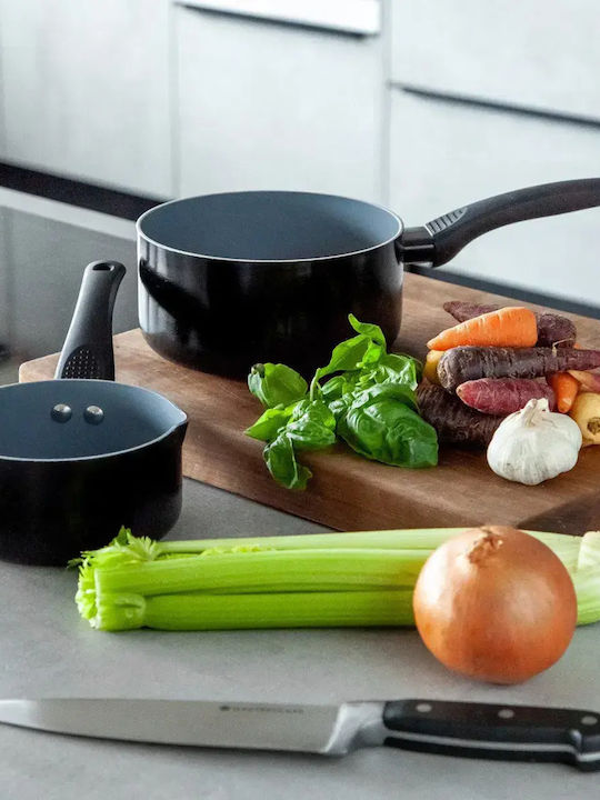 Kitchen Craft Käsentopf Milch aus Aluminium 14cm