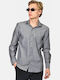 Long Sleeve Shirt in Regular Fit Grey