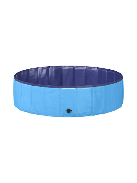 vidaXL Hundespielzeug Pool 120cm Blau 1 Stück