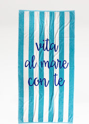 Noidinotte Beach Towel Petrol Blue