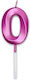 Κερί Prestige Fuxia Metal 9 Cm Νούμερο 0