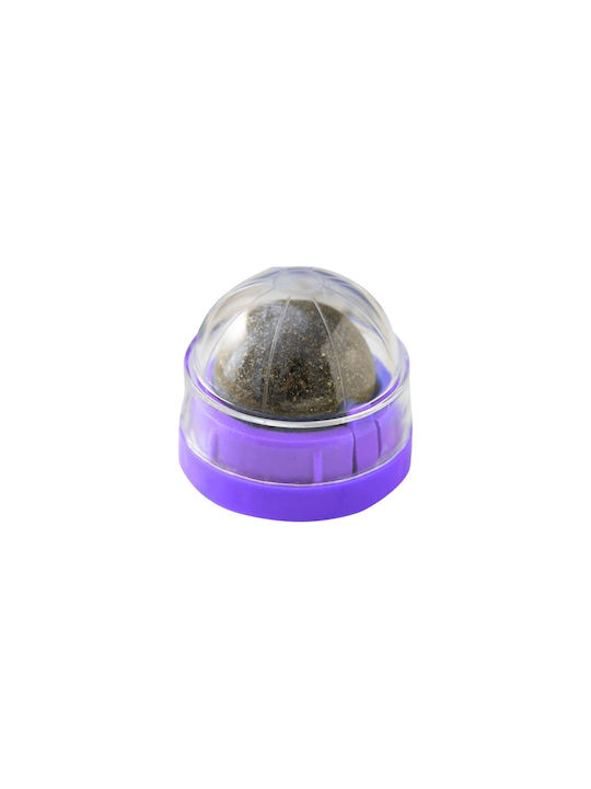 Μπάλα Catnip Γάτας Βάση Μωβ Μπάλα Catnip Γάτας Βάση Μωβ