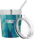 Healthy Human Glass Thermos Stainless Steel 354ml Blue