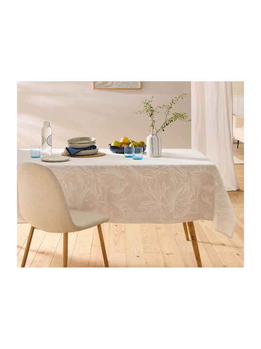 Kipper Kipper Lorenza Beige Tablecloth 140x240cm