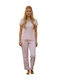 Siyah Inci Siyah Inci Sommer Damen Pyjama Set Weiches Rosa