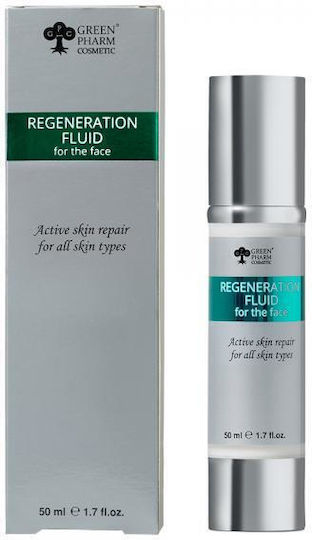 Green Pharm Cosmetic Regenerating Face Fluid Moisturizing Lightweight Face Cream 50ml