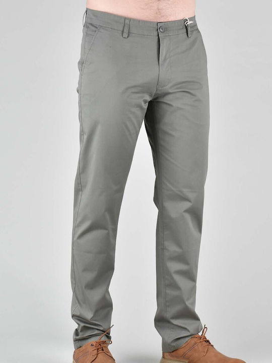 Slim Fit Gray Trousers