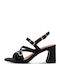 Suede Sandals Black