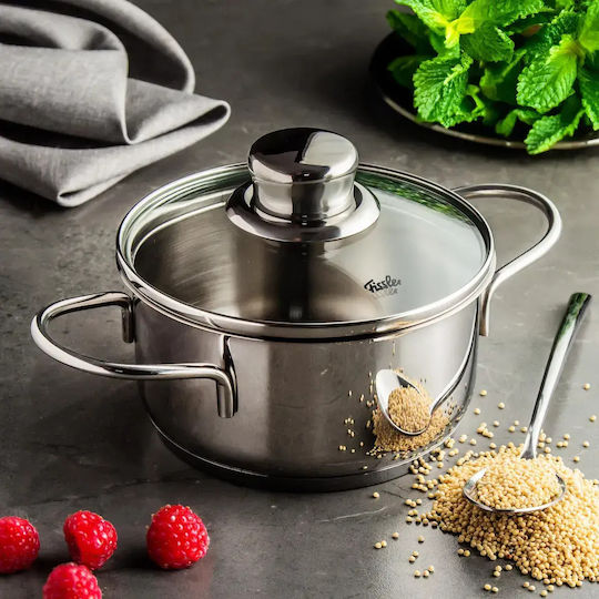 Fissler Oală Adâncă din Oțel Inoxidabil 1l /