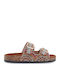 Women's Flat Sandals Tabac Brown
