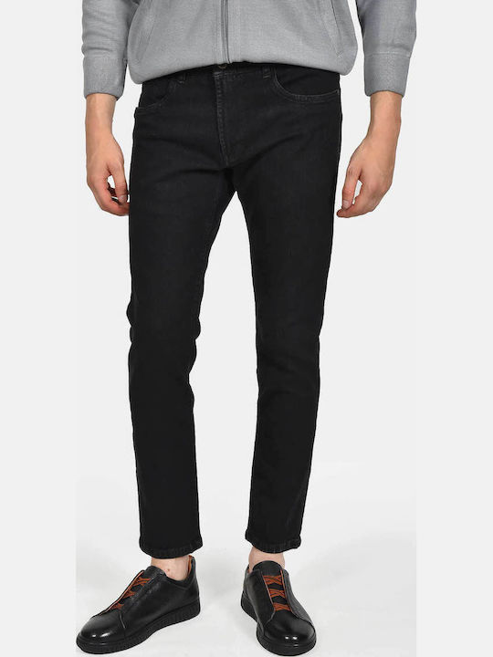 Herren Jeanshosen Elastisches Schwarzes