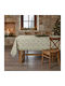 Phos & Gaia Christmas Tablecloth Fabric Stain Resistant Flowers & Branches 300x155cm