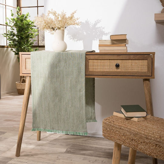 Teoran Ράνερ Βαμβακερό Green 45x180εκ.
