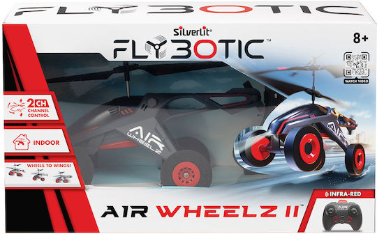 Silverlit Flybotic Air Wheelz Τηλεκατευθυνόμενο Ελικόπτερο Κόκκινο