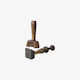 Dekorative Briefmarke Treasure Handgefertigt Holz Pgl0030