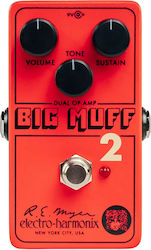 Electro-Harmonix Big Muff Pi 2 Pedală Footswitch Distorsiune Fuzz Susținere Volum