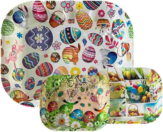 Rectangular Deep Tray 34x26cm 1 Piece Bunnys 1011096 Random Design Choice