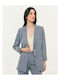 Forel Long Women's Blazer Indigo