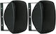 Artsound Asw55.2b Outdoor Speakers 150w Black Pair