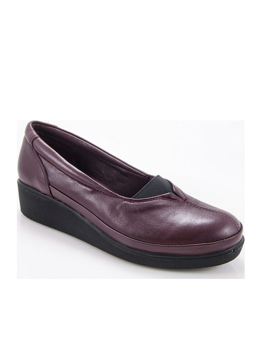 Safe Step Leather Women's Ballerina Shoes in Bu...