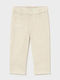 Kinderhose Leinen Beige Karos