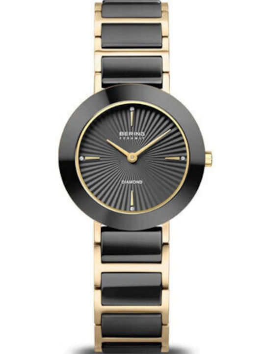 Bering Time Women's Watch 29mm Battery with Gol...