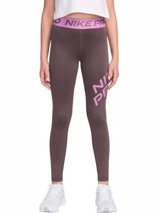 Nike Kids Leggings Sports Long Brown/Pink