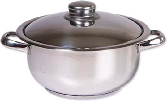 Deep Stainless Steel Pot 1.8L /