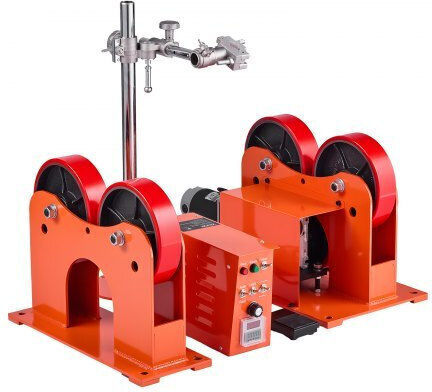 Vevor Turning Rolls Resistance 1000 Kg Adjustable Diameter 50-600 Mm Pu Rotating Rolls Welding Positioner Tanks & Pipes Welding Equipment Support Hjgljx120w103exzn001v2 Vevor Turning Rolls Linkage Roller 100