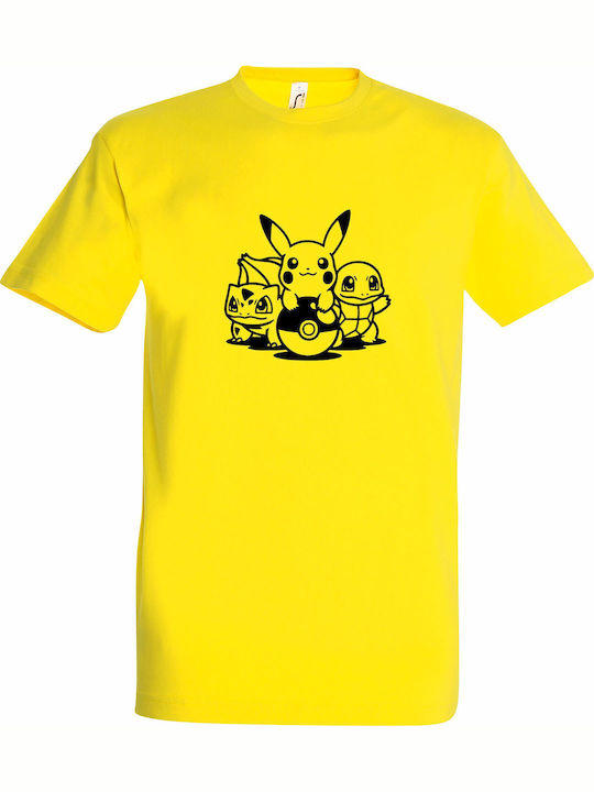 T-shirt Unisex " Pokemon Fanart Design " Lemon