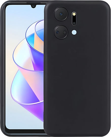 Back Cover Silicone Black (Honor X7a)