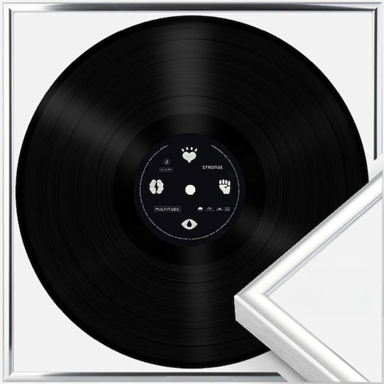 Avizar 12.5" Aluminium Wall-mounted 33-rpm Vinyl Display Frame Silver Avizar 12.5" Aluminium Wall-mounted 33-rpm Vinyl Display Frame Silver