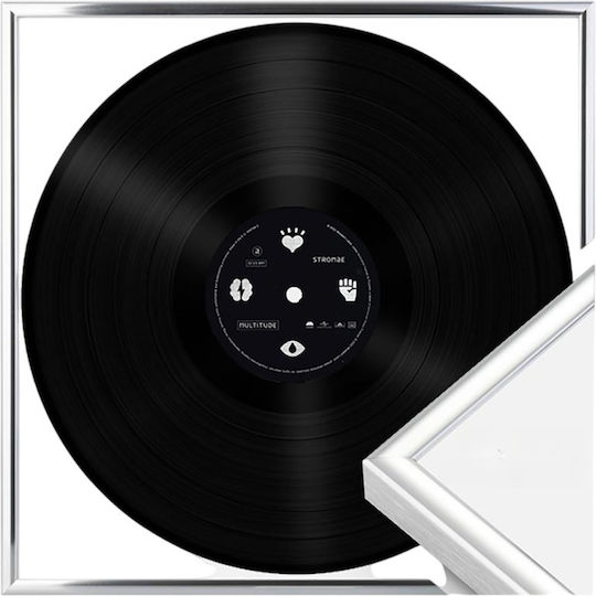 Avizar 12.5" Aluminium Wall-mounted 33-rpm Vinyl Display Frame Grey Avizar 12.5" Aluminium Wall-mounted 33-rpm Vinyl Display Frame Grey