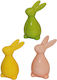 Ceramic Rabbit Decoration 11cm Easter & Seasonal Decoration 1 Piece Random Colour Selection 17892
