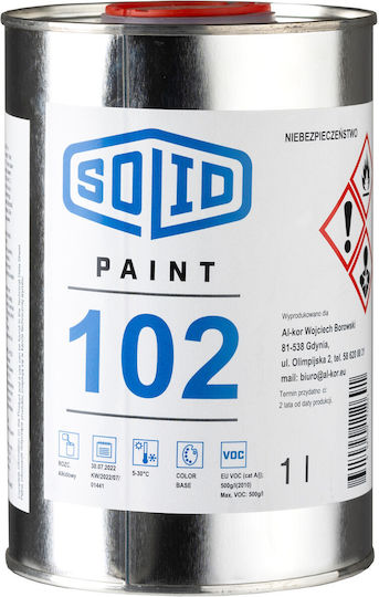 Solidpaint 102 Rustproof Paint Anti-corrosion Metal Iron 1 L Ral 1023