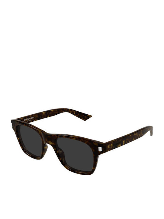 Ysl Unisex Sunglasses with Gray Horn-Rimmed Fra...