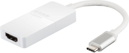 D-Link Usb-C Zu HDMI Adapter Konverter Usb-C HDMI 4K@60Hz Dub-v120