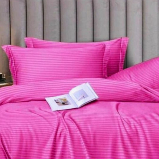 Kotonia Home Set Pillowcases with Envelope Cover Magenta 40x40cm
