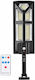 Lampă Solară de Stradă Alb Natural cu Senzor de Mișcare și Telecomandă IP65 33x13x4.5cm