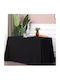 Kotonia Home Τραπεζομάντηλο Βαμβακερό Black 180x300εκ.