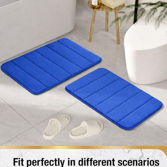Alista Home Πατάκι Μπάνιου AT1CT-IM1P-RS1S-DT25025/003 Blue 50x80εκ. Alista Home Πατάκι Μπάνιου AT1CT-IM1P-RS1S-DT25025/003 Blue 50x80εκ.