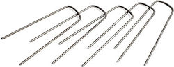 Set 40 Metal Nails Fixing Weed Control Fabric 4x15cm Set 40 Metal Nails Fixing Weed Control Fabric 4x15cm