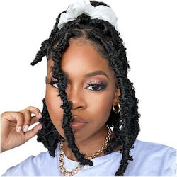 Synthetic Hair Extensions Butterfly Locs Crochet Braids 30cm 6 Pack