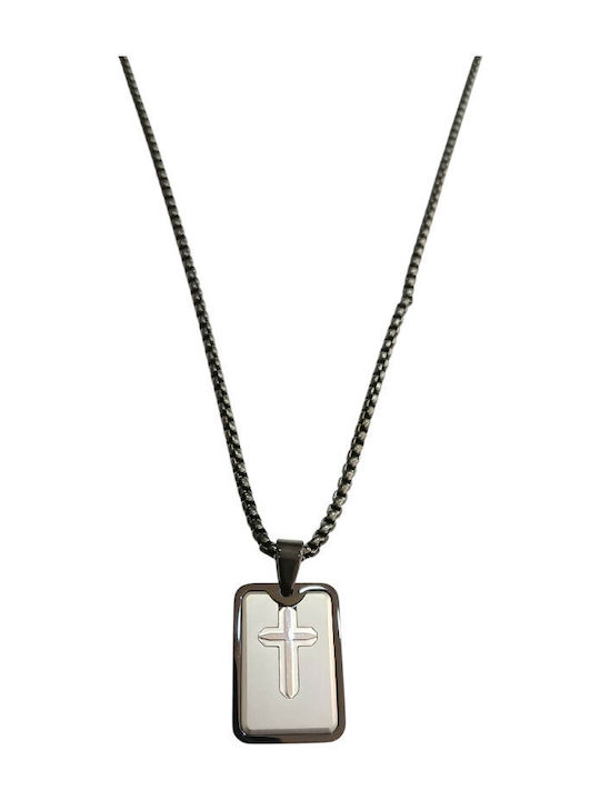 Kalliopi Silver Κολιέ από Ατσάλι Kalliopi Silver Κολιέ από Ατσάλι